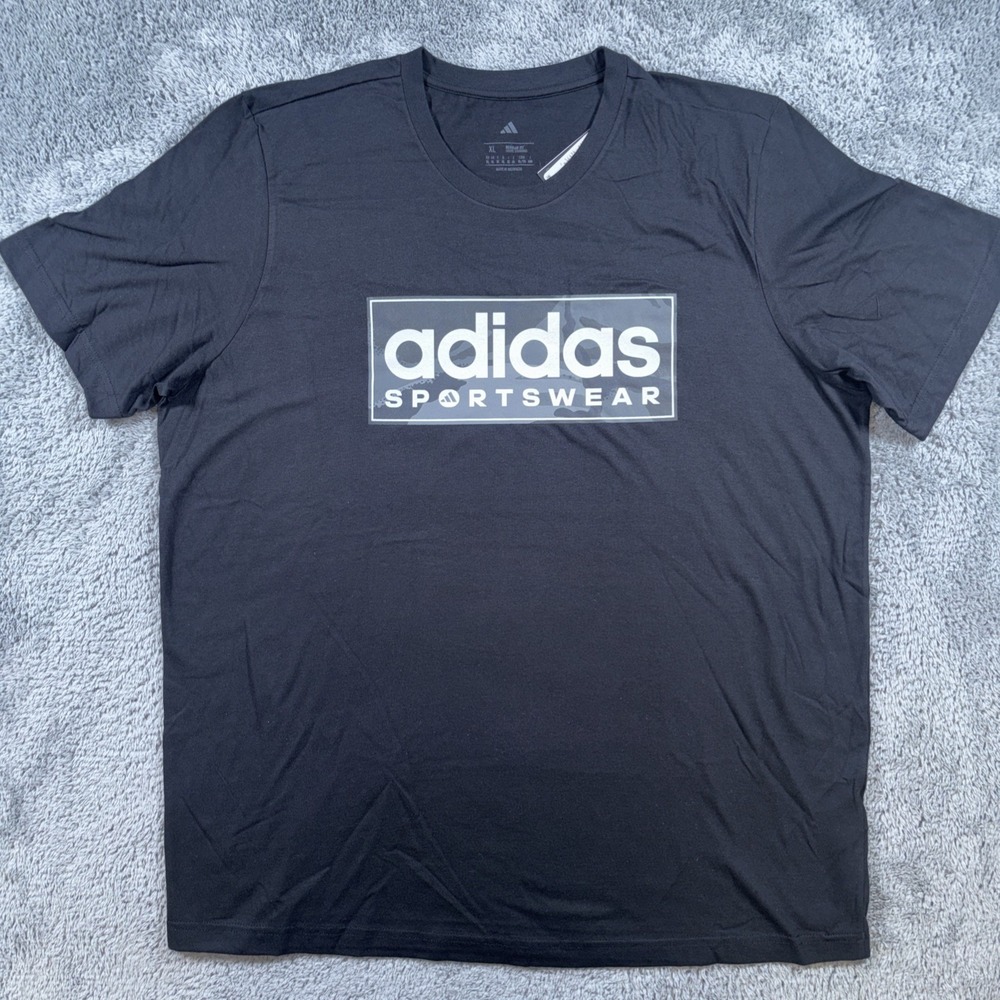 Adidas Sportswear Men's XL Camo Linear Graphic T-shirt